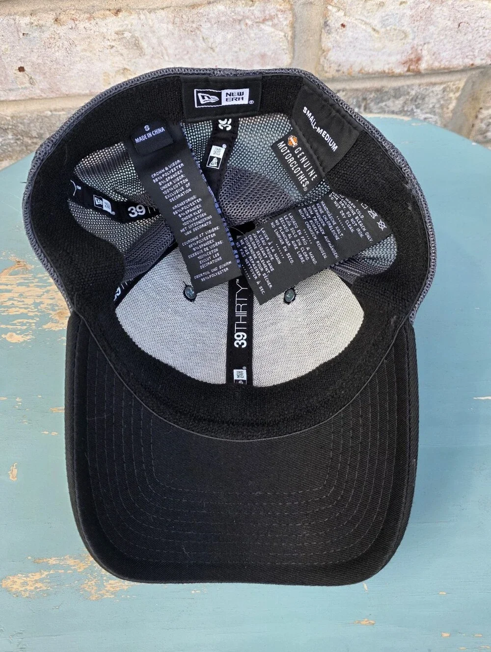 Harley-Davidson New Era 39THIRTY Flex Fit Mesh Hat S/M Custom Spikes